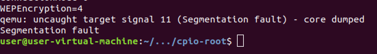 Segmentation Fault