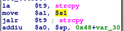 string copy viewed in IDA